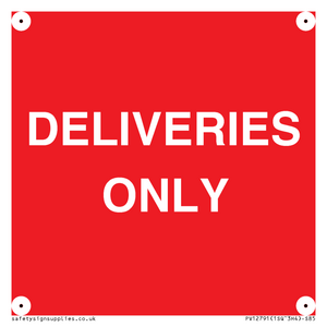 DELIVERIES ONLY